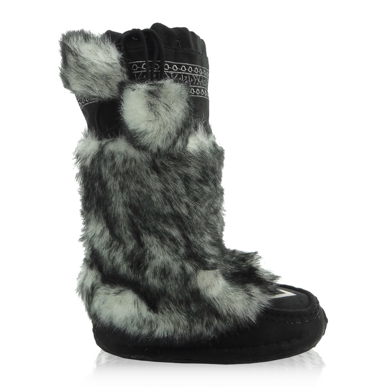 Cizme de zăpadă pentru copii Mulzki 58812E negru gri