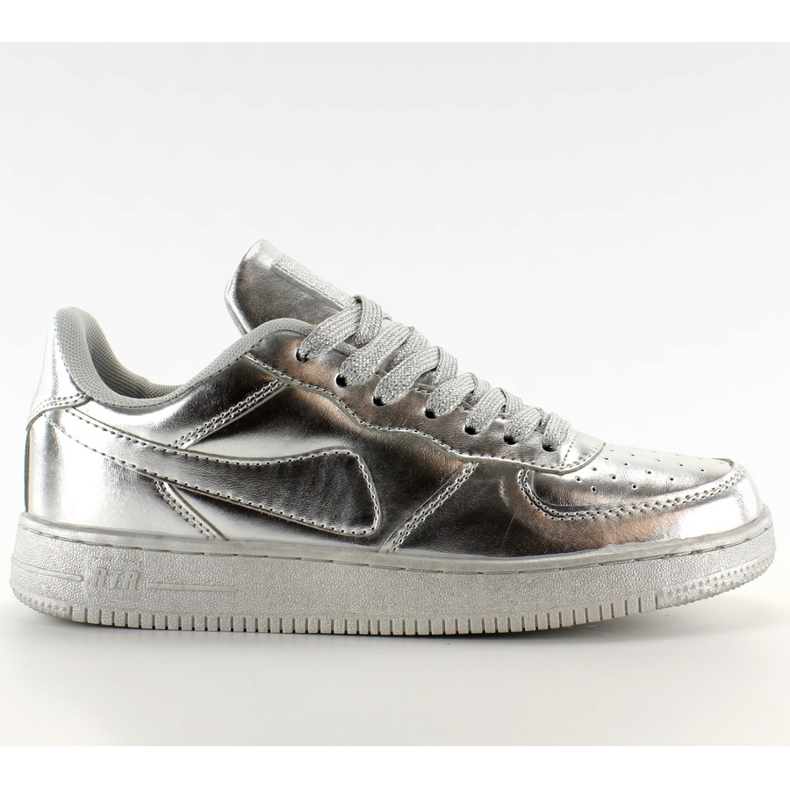 Pantofi sport nebunesc culori B731 Silver gri