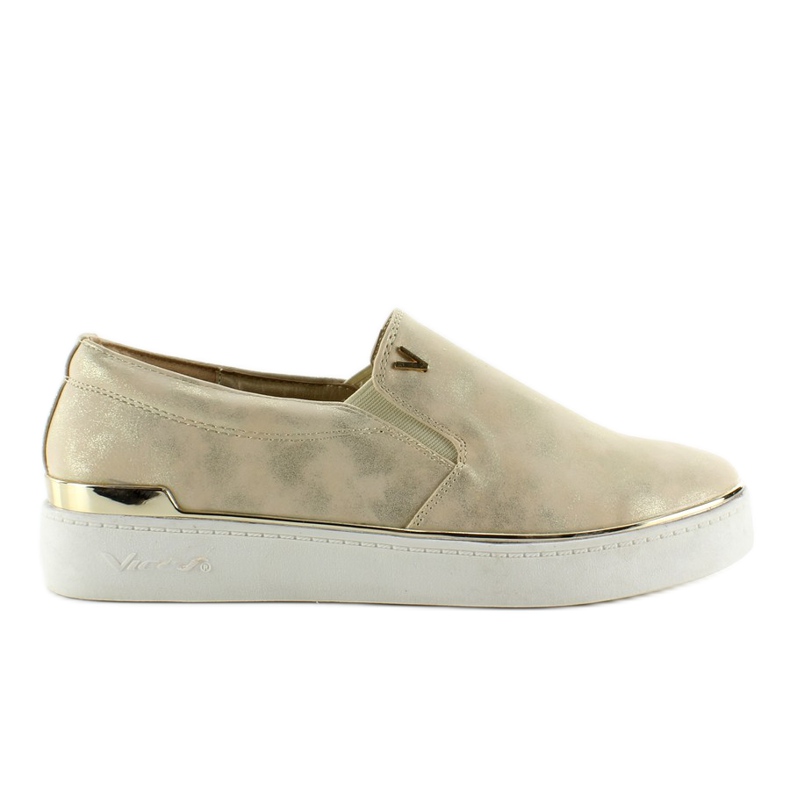 Slip-on cu ornament metalic 786 Gold de aur