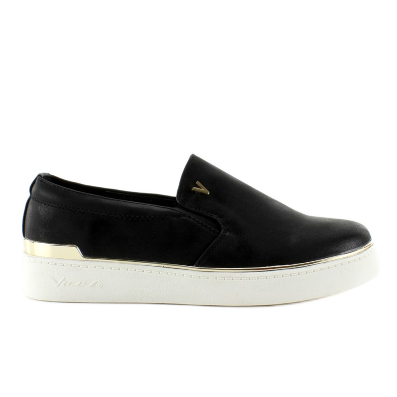 Slip-on cu ornament metalic 786 Black negru