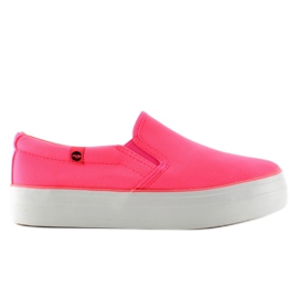 Pantofi pe talpă dublă GF-41 Fluorescent Red roz Pantofi pe talpă dublă GF-41 Fluorescent Red roz