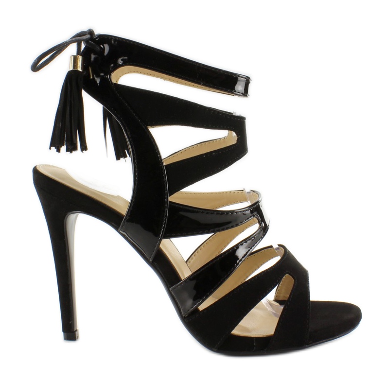 Sandale cu toc 5009 Negru