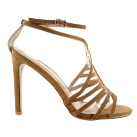 Sandale Pe Toc Înalt Hp-5H5639 maro