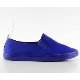 Pantofi elegant, slip-on JX31 ​​R. Blue albastru multicolor