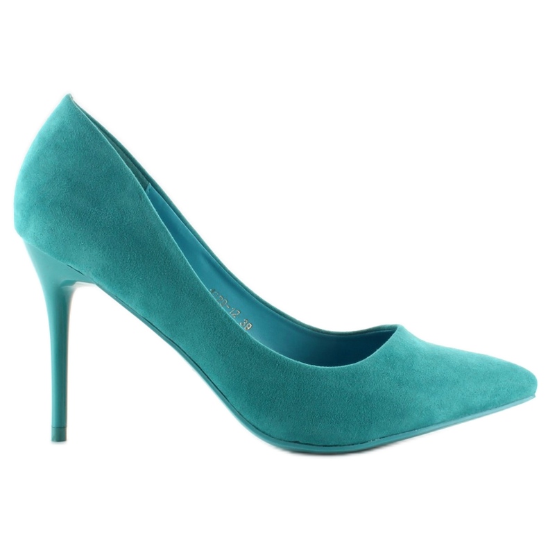 Pompe pe un toc confortabil 1029 L. Albastru multicolor