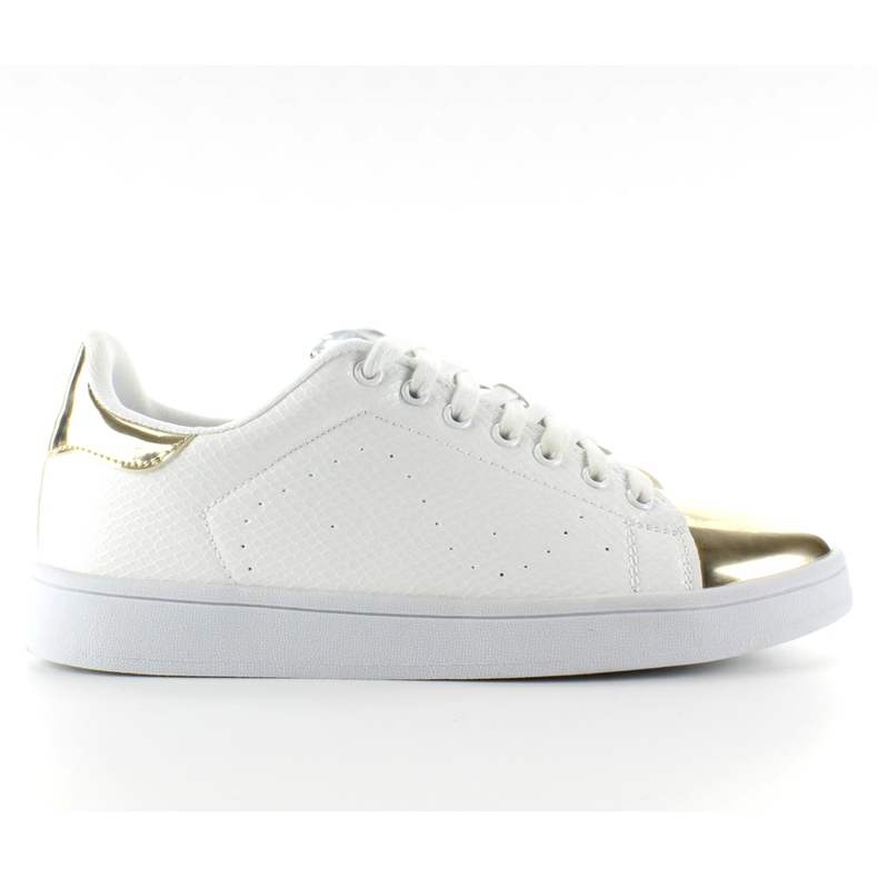 Adidași cu vârfuri metalice YP-01 Gold alb galben Adidași cu vârfuri metalice YP-01 Gold alb galben
