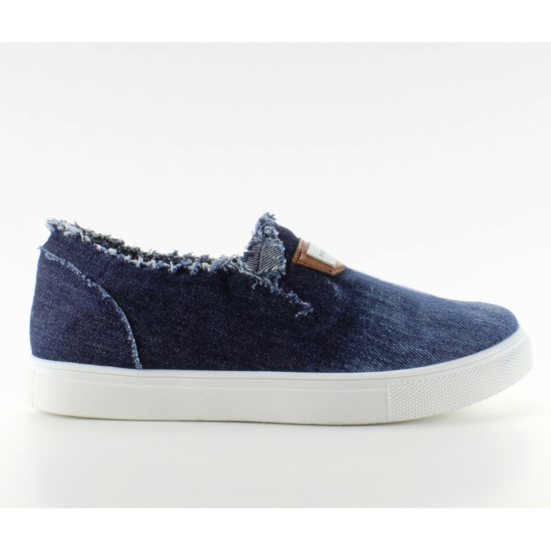 Denim alunecos cu NB22 Blue patch albastru