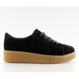 Creepers pe talpa de cauciuc negru K-95
