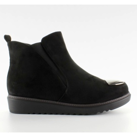 Cizme Jodhpur cizme cu placă GG-31 Negru Cizme Jodhpur cizme cu placă GG-31 Negru