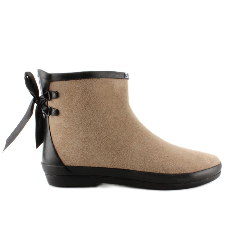 Sandale scurte cu piele intoarsa 89-51 Bej