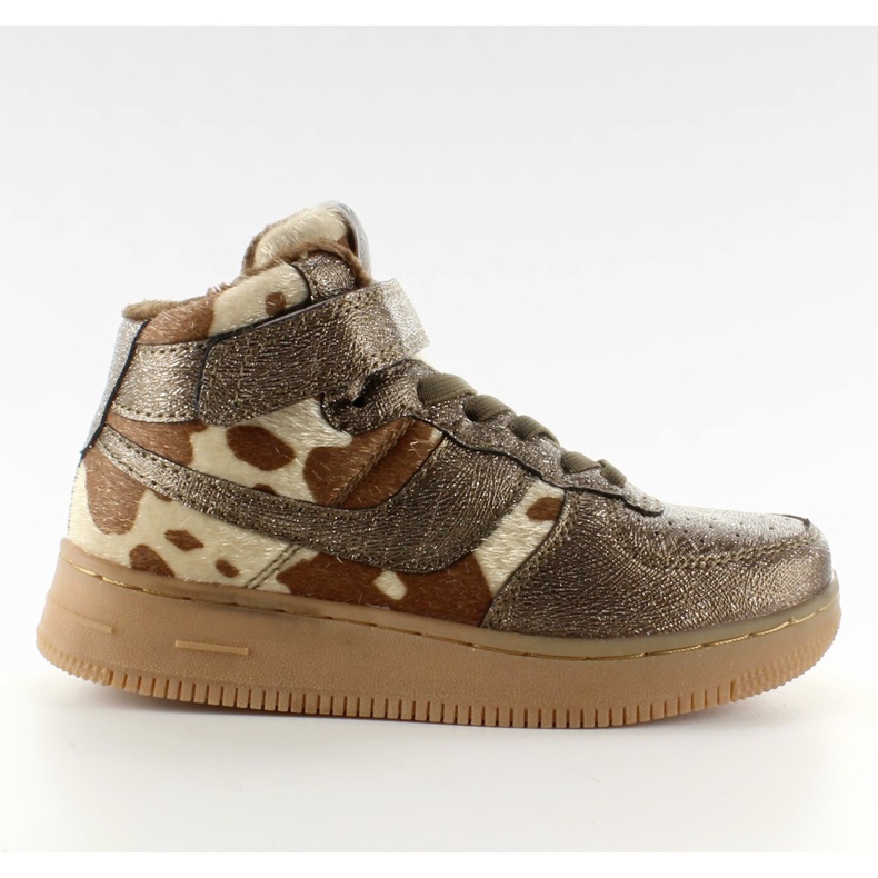 Încălțăminte sport pentru copii izolată din bronz maro