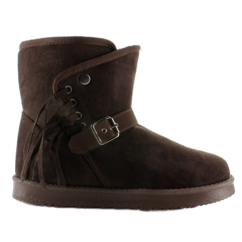 Emusy De Damă Cu Franjuri K1661504 Marron maro Emusy De Damă Cu Franjuri K1661504 Marron maro