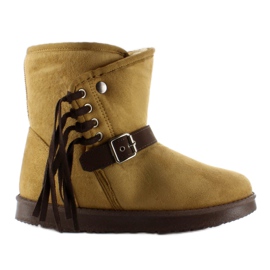 Emusy De Damă Cu Franjuri K1661504 Camel maro Emusy De Damă Cu Franjuri K1661504 Camel maro