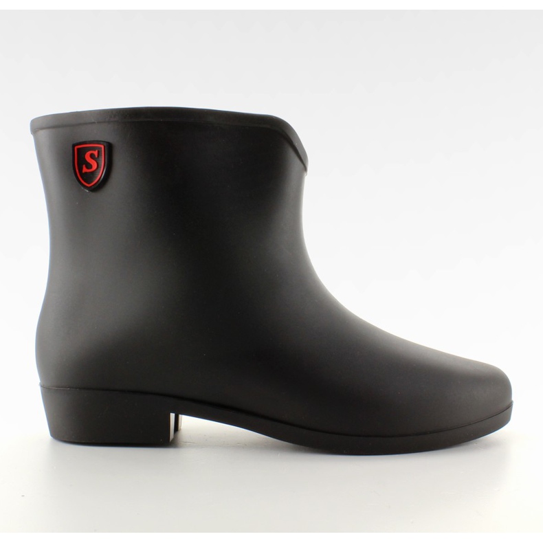 Botine mate D34 Black negru