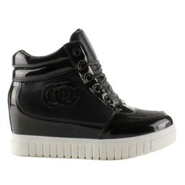 Adidasi Chanelki NB83P negri negru