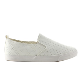 Light NB95P Alb perforat slip-on