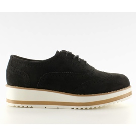 Moccasinele de pe talpa mare negru