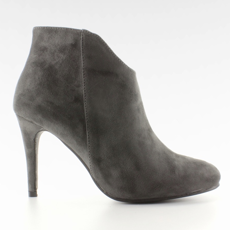 Cizme cu decupaj AT-0592-L Gri