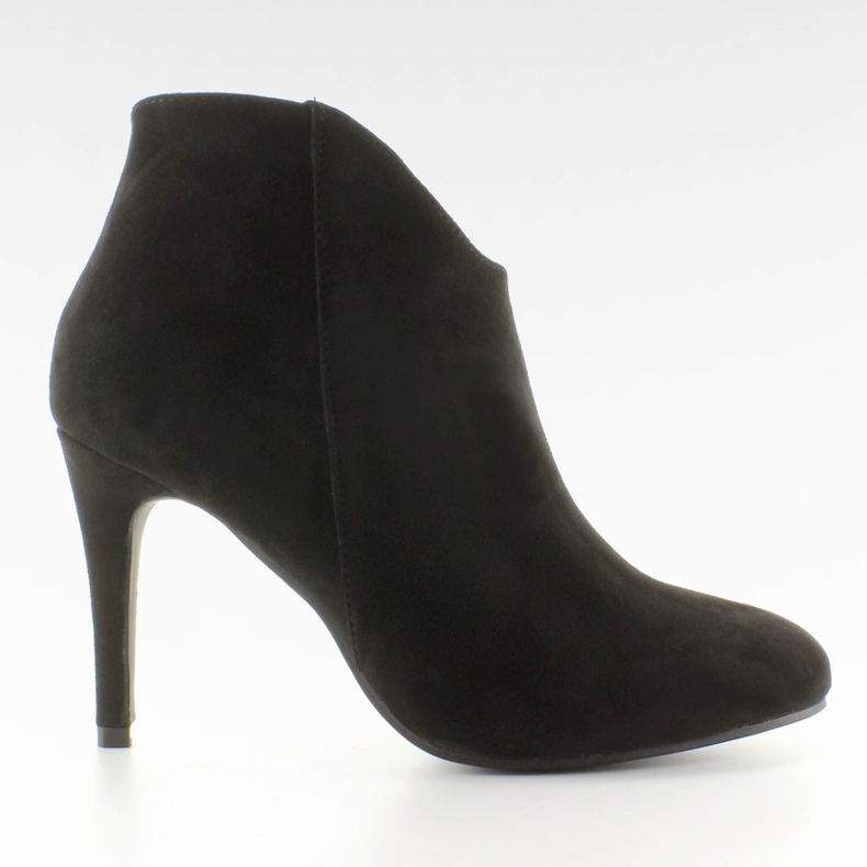 Cizme cu decupaj AT-0592-L Negru