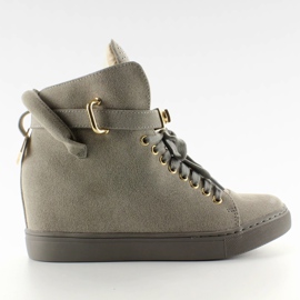 Adidași cu lacăt XW37012-3 Gri Suende