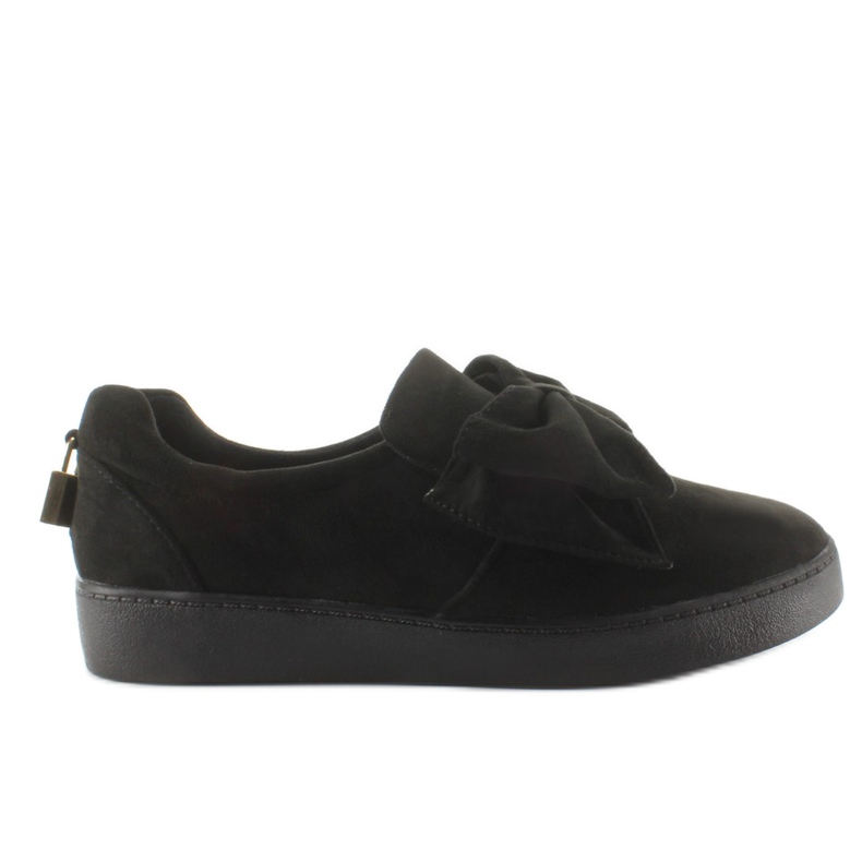 Slipons cu lacăt T276P negru Slipons cu lacăt T276P negru