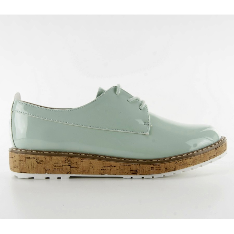 Mocasini cu interior din piele 7153 Albastru