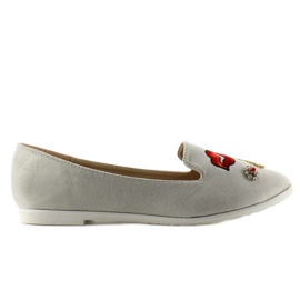 Balerini lordsy cu petice 333-18 gri Balerini lordsy cu petice 333-18 gri