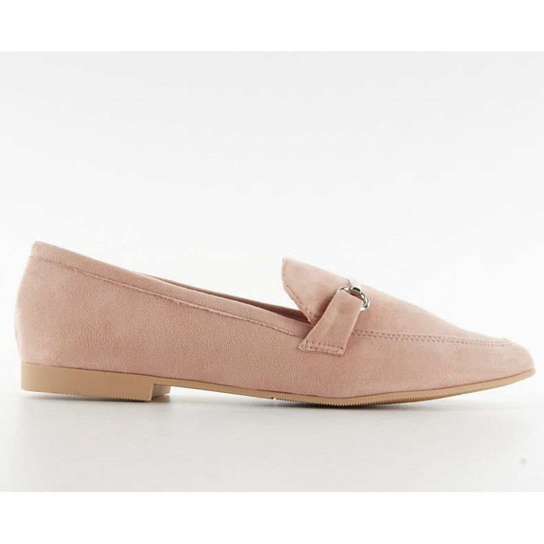 Moccasine clasice pentru femei 1183 Roz