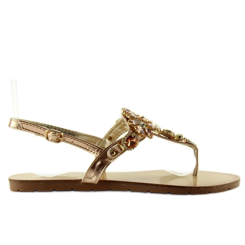 Sandale cu pietre frumoase JH41 roz