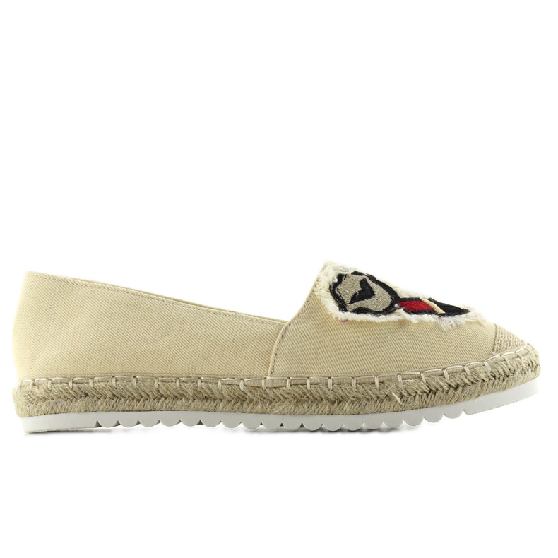 Espadrile Cu Buze Petice F169-28 Bej