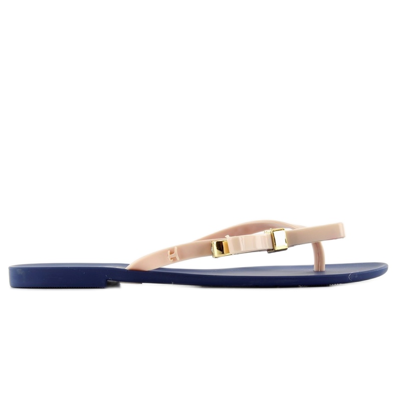 Flip-flops meliski KM106 NAVY / D. bej albastru marin roz Flip-flops meliski KM106 NAVY / D. bej albastru marin roz