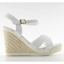 Sandale de tip Wedge Sport Talpa Af-8671 alb