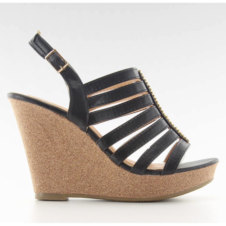 Sandale cu fustă FA77 Negru