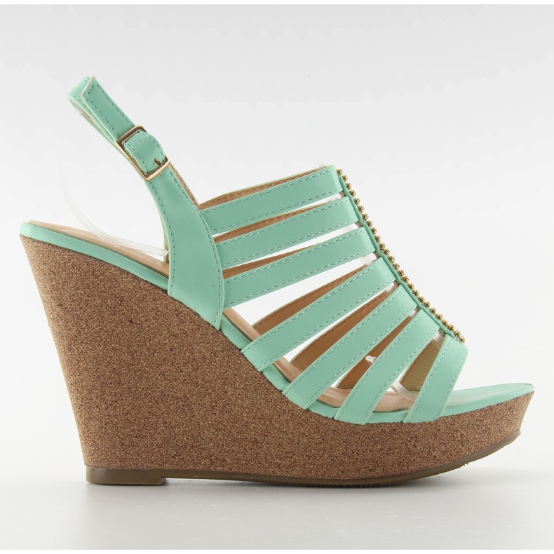 Sandale cu fustă FA77 Green verde