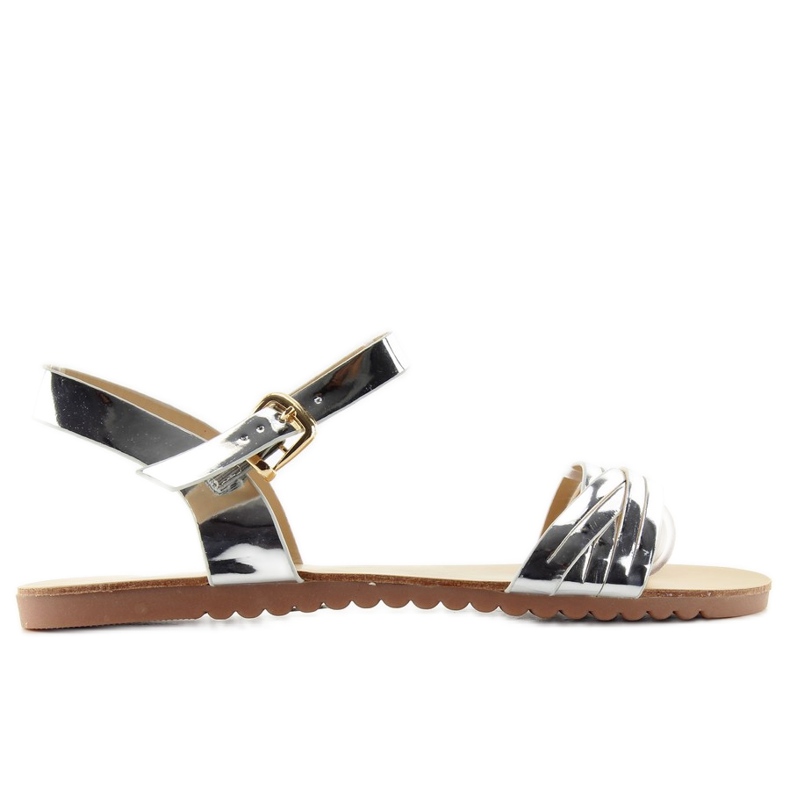 Sandale Cu Benzi Strălucitoare H8-72 gri