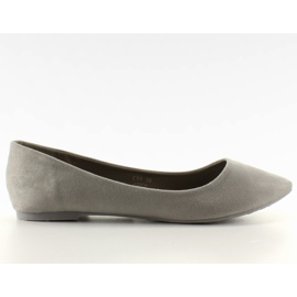 Balerine netede, delicate Spitz C56 Grey gri