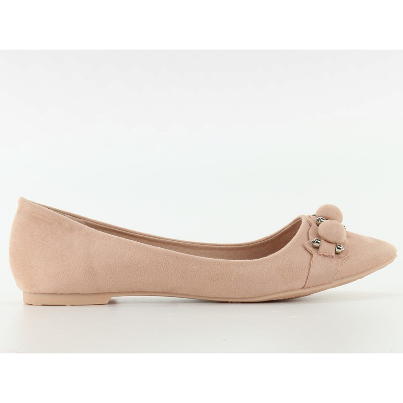 Ballerinki Bile amuzante C85p roz