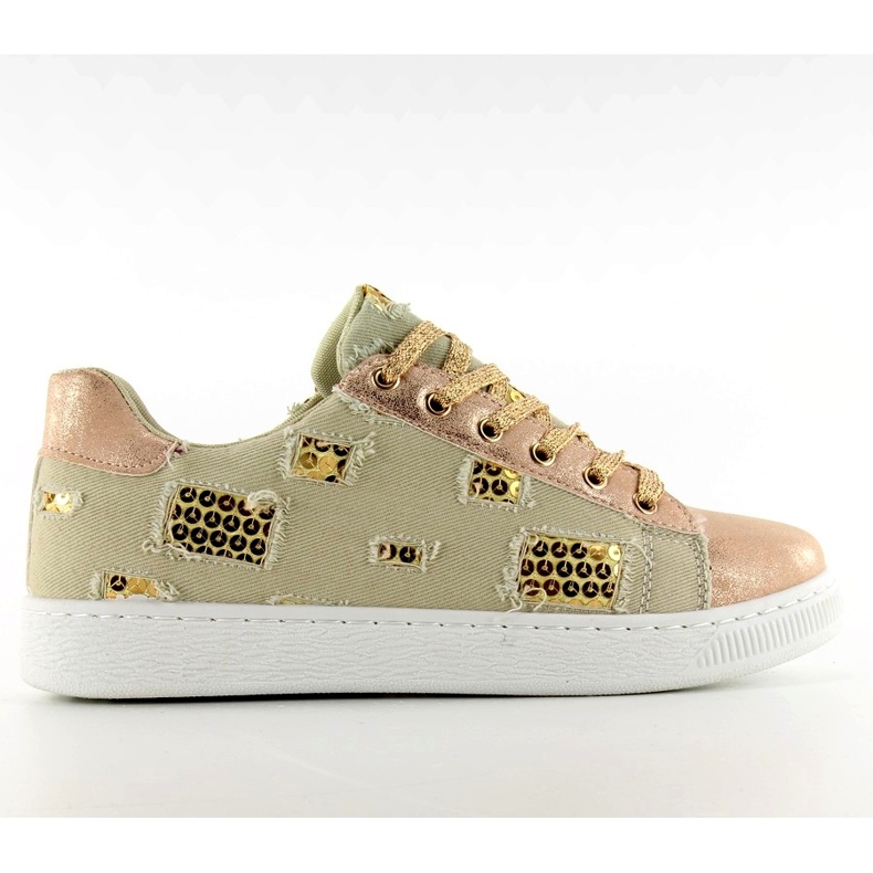 Pantofi de sport de epocă Rose Gold/Beige roz galben maro