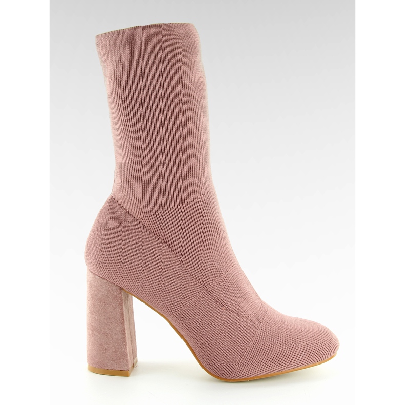 QQ-08 cizme în stil roz cu stea