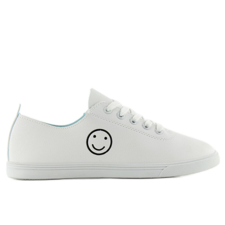 Adidași cu fața zâmbitoare nb105 Alb