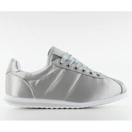 8850 pantofi sport din satin gri 8850 pantofi sport din satin gri