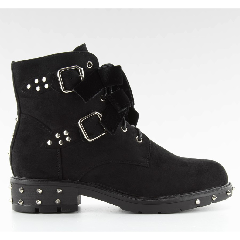 Cizme elegante cu crampoane CLS-30 Black negru