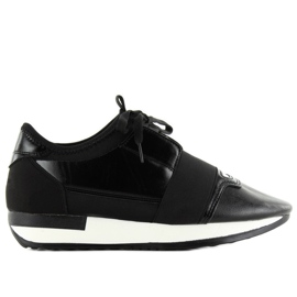 Pantofi sport pentru femei 86-173 NEGRU / NEGRU