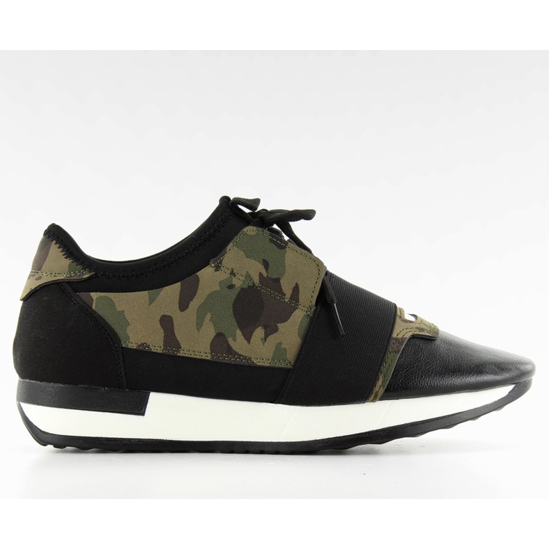 Pantofi sport dama NEGRU / CAMOUFLAGE maro verde Pantofi sport dama NEGRU / CAMOUFLAGE maro verde