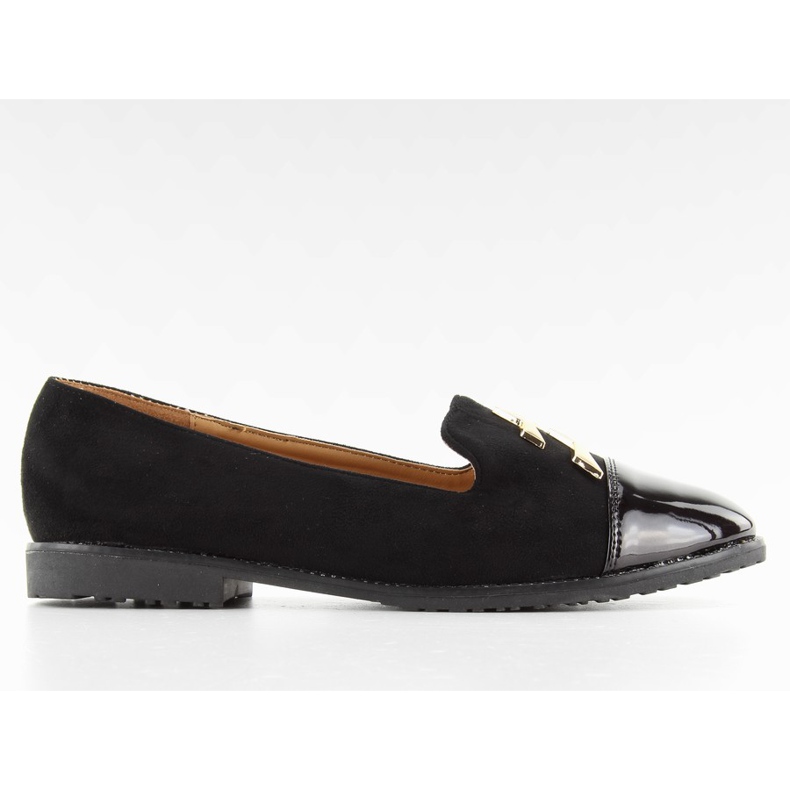 Lordsy piele intoarsa w895 neagra negru