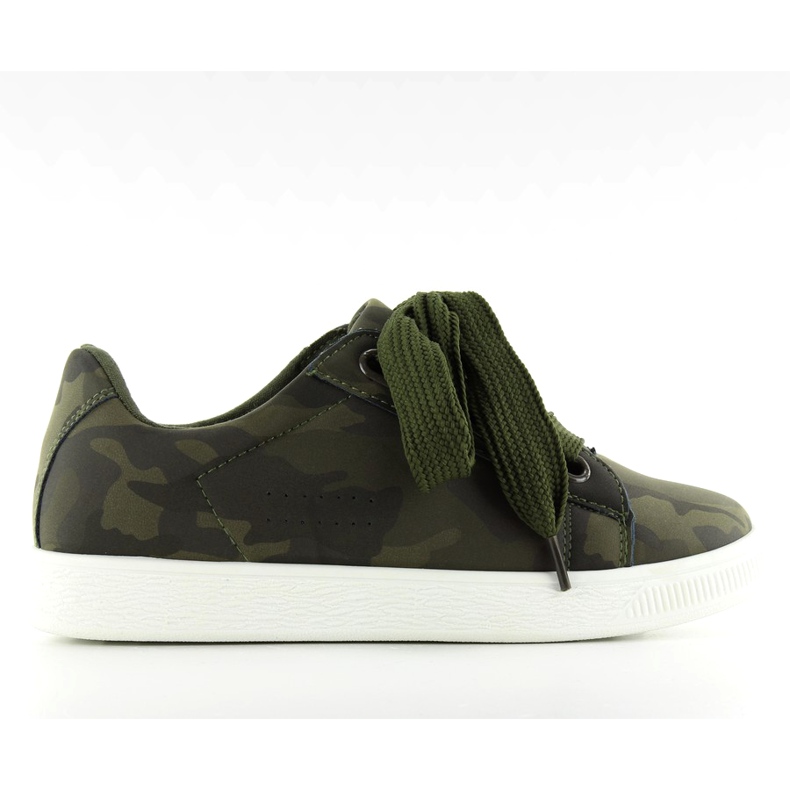 Tenisi cu talpa alba zy-7a733 verde