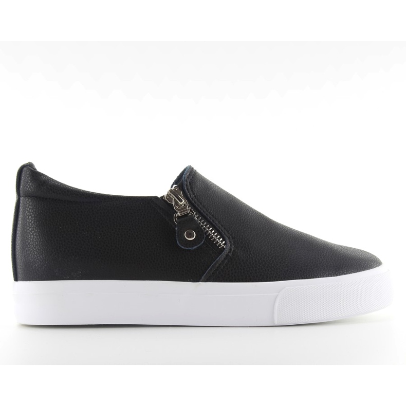 Slipon pe o pană ascunsă 3161 negru