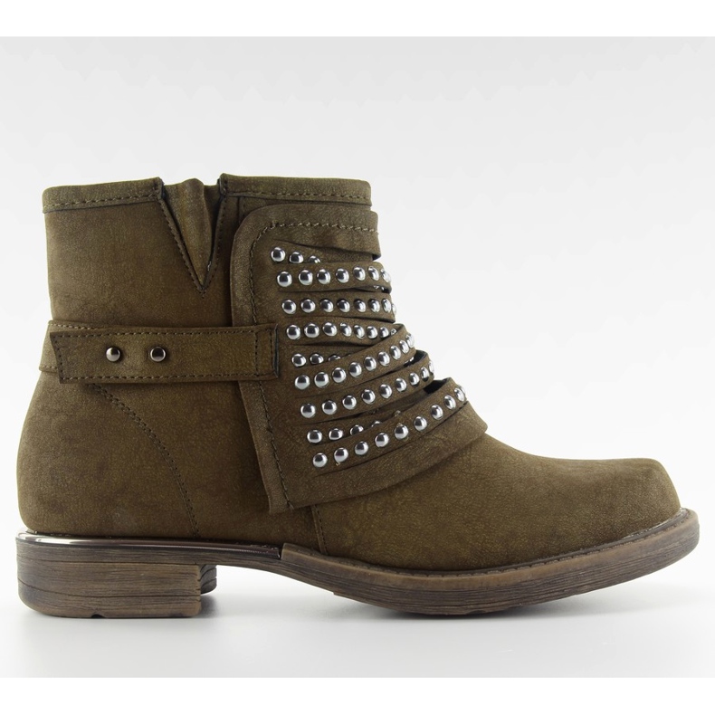 Cizme stil militar 888-2 kaki verde Cizme stil militar 888-2 kaki verde