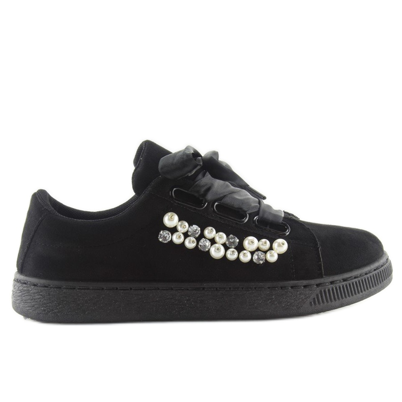Adidași Cu Perle Negru H99-11 Negru