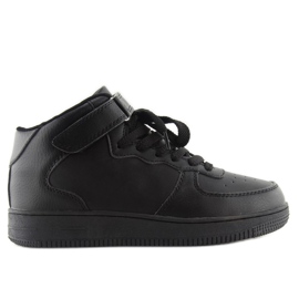 Pantofi sport deasupra gleznei Bl185 Black negru Pantofi sport deasupra gleznei Bl185 Black negru